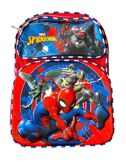 3D Kids spider man backpack